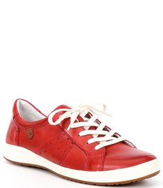 Shop for Josef Seibel Caren 01 Leather Sneakers at Dillard's. Visit Dillard's to find clothing, accessories, shoes, cosmetics & more. The Style of Your Life. Cold Fashion, Josef Seibel, Comfortable Sneakers, Lacing Sneakers, Dillard's, Eileen Fisher, Jessica Simpson, Vince Camuto, Leather Sneakers