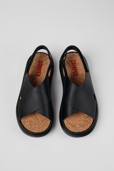 Pelotas Flota  by Camper Camper Sandals, Charlotte Chesnais, Camper Shoes, Mens Leather Sandals, Ballerina Shoes Flats, Old Shoes, Shoes Heels Wedges, Leather Sandals Women, Black Leather Sandals