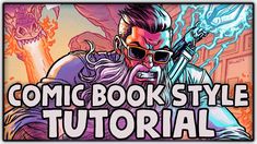 an image of the title for comic bookstyles and how to make them look like they