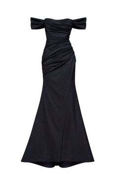 Buy【 Black Epic off-the-shoulder thigh slit maxi dress 】at ❤️ Milla Dresses ❤️ Wide size range from XXS to XXL ✈️ FREE shipping across the USA ✔️ Return in 14 days. Milla Dresses, Wrapped Skirt, Maxi Dress Collection, Designer Maxi Dress, Dress Weights, Draped Top, Mermaid Skirt, Feather Dress, Boho Maxi Dress