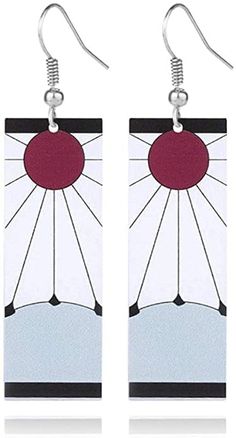 PRICES MAY VARY. Perfect gift / merch for any fan of the popular anime series! Includes 1 Pair of Earrings Size: Flag - 0.78" x 3.5" Material: Zinc Alloy + PVC 100% Satisfaction Guaranteed or Full Refund These beautiful earrings make great gifts / merchandise for all fans of anime. They are comfortable enough to be worn as cosplay / costume accessories or as everyday fashion jewelry. If you have any questions about our products, please feel free to message us and we will do our best to assist. T Hmong Earrings, Demon Slayer Earrings, Real Earrings, Hanafuda Earrings, Tanjiro Cosplay, Anime Earrings, Bridal Tiaras, Crystal Bridal Tiaras, Anime Nails