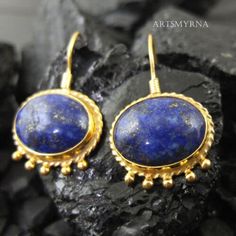 Check out this item in my Etsy shop https://www.etsy.com/listing/780555453/lapis-gemstone-earrings-lever-back Artisan Oval Earrings As A Gift, Handmade Oval Earrings In Fine Jewelry Style, Handmade Oval Fine Jewelry Earrings, Artisan Oval Earrings For Gifts, Cabochon Dangle Earrings As Gift, Bohemian Cabochon Earrings As Gift, Sterling Silver Cabochon Earrings Gift, Round Cabochon Earrings As Gift, Cabochon Dangle Earrings For Gift