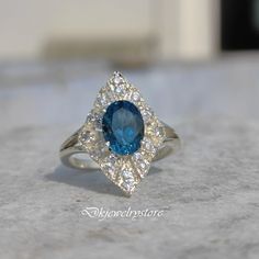 London Blue Topaz Ring, Topaz Stacking Ring, Promise Ring Couple, 925 Sterling Silver,, Propose Ring, 2nd Anniversary Gift ★ Settings ☆ Metal - 925K Sterling Silver/ 14K Solid Gold ☆ Gold Color - Rose / White / Yellow ★ To change the metal to a 10k And 18k solid gold (white/rose/Yellow) is also available, please ask for a quotation if you want. ⍟ The ring size shown in the pictures is 7US. ★ Main Stone ☆ Stone - Natural Oval Cut London Blue Topaz ☆ Size - 5×8 mm ☆ Shape - Oval ☆ Color Grade- AAA Promise Ring Couple, Promise Rings Simple, Propose Ring, 2nd Anniversary Gift, Star Sapphire Ring, Ring Couple, Promise Rings For Couples, London Blue Topaz Ring, 2nd Anniversary