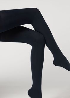 80 Denier Super Opaque Total Shaper Tights - Opaque tights - Calzedonia Shaping Tights, Opaque Tights, Over Knee Boot, Dark Blue, Tights, Stockings, Leggings, History, Pants