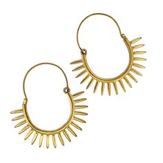 These Spiked Gold Tone Earrings Are The Perfect Thing To Add A Little Edge To Your Look. - Gold Tone. - 2 & 1/4 Inch Drop. - 2 Inches Wide. Discounts Offered On All Multi-Item Bundles. Reasonable Offers Always Welcome. Nickel Free Small Hoop Earrings For Summer, Nickel-free Small Hoop Earrings For Summer, Trendy Brass Dangle Hoop Earrings, Trendy Dangle Hoop Earrings In Brass, Punk Hoop Earrings Nickel Free, Small Metal Hoop Earrings Punk Style, Punk Style Nickel Free Hoop Earrings, Punk Style Nickel-free Hoop Earrings, Gold Punk Pierced Jewelry