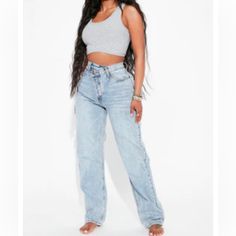 Nwt Fashion Nova Crossover Jeans, 90s Fit Size 1 Button And Zip Closure Back Pockets Sneak Attack, Fashion Nova Outfits, White Dresses For Women, Fashion Nova Jeans, Womens Loungewear, Black & White, Shop Maxi Dresses, Rompers Women, Jeans Style