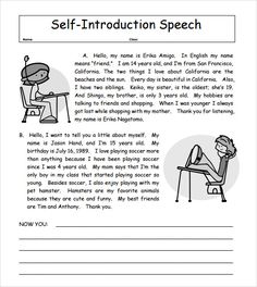 an orange and white paper with the words self - instruction speech