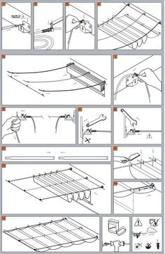 the instructions for how to make a boat out of wood and metal, with pictures on it