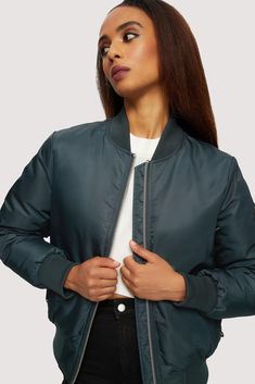 Introducing the beloved Chelsea Bomber Jacket, a fall favorite that captures the hearts of all fashion enthusiasts. Its cropped cut, combined with a cozy lining and effortless zipper closure, makes it an irresistible choice for every stylish soul. The timeless allure of this design, knowing it's a seasonal staple that you'll keep coming back to again and again. Effortlessly versatile, the Chelsea Bomber Jacket complements both casual, everyday looks and edgy, going-out ensembles. Ribbed Hoodie, Going Out Looks, Customer Service Gifts, Velour Pants, Again And Again, Fall Favorites, Hats For Sale, Hoodies For Sale, Crop Sweatshirt