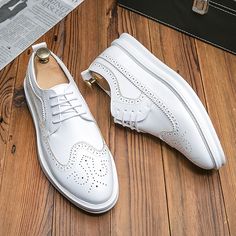 Category:Oxfords; Upper Materials:PU; Season:Spring; Gender:Men's; Activity:Walking; Toe Shape:Round Toe; Style:Business,British Gentleman; Outsole Materials:Rubber; Occasion:Wedding,Party  Evening,Office  Career; Closure Type:Lace-up; Function:Non-slipping,Wear Proof,Breathable; Shipping Weight:1.0; Listing Date:05/25/2021; 2024 Trends:Formal Shoes,Brogue,Dress Shoes,Derby Shoes,Wingtip Shoes; Foot Length:; Size chart date source:Provided by Supplier.; US Size:null; UK Size:14.5; EU Size:50