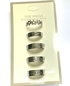 5 Fabulous Adjustable Toe Rings! Are you summer ready? 5 Adjustable Fashion Toe Rings Silver Tone Hypo  Allergenic  Stay Sexy! Trendy Stackable Summer Jewelry, Trendy Summer Stackable Jewelry, Adjustable Midi Rings For Summer, Trendy Adjustable Midi Rings For Summer, Trendy Adjustable Rings For Summer, Trendy Silver Rings For Summer, Trendy Nickel-free Midi Rings, Trendy Silver Rings, Toe Rings Silver