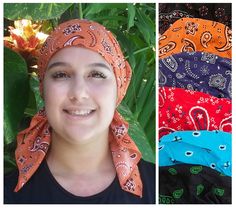 Elastic back for easy-on, easy-off style.  Perfect to wear for those with hair loss or as a fun fashion statement. Machine Wash Cold. Made in the USA. 100% Cotton Size:  Medium Adjustable Cotton Casual Headscarf, Adjustable Casual Cotton Headscarf, Casual Adjustable Bandana Print Headwrap, Casual Stretch Headwrap, Casual Adjustable Headscarf With Matching Headband, Casual Bandana Print Headwrap One Size, Casual Summer Stretch Headwrap, Lightweight Casual Summer Headwrap, Casual Headscarf With Matching Headband One Size