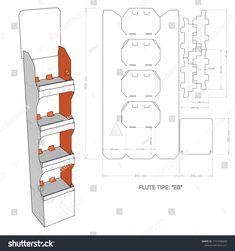 an architectural drawing of the floor plan for a furniture store or office building with shelves and cabinets