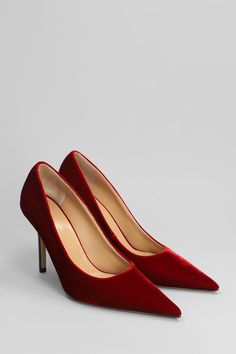 Velvet Pump Pumps in red velvet, pointed toe, heel 10. 5, leather sole, 100% velvet, Made in Italy Pointed Toe Court Shoes With 4-inch Heel For Galas, Classic Burgundy Pointed Toe Heels, Fitted Red Court Shoes For Evening, Classic Pointed Toe Heels For Galas, Red Fitted Court Shoes With Sculpted Heel, Fitted Red Court Shoes With Sculpted Heel, Classic Red Court Shoes, Red Pointed Toe Heels For Galas, Elegant Red Pointed Toe Court Shoes