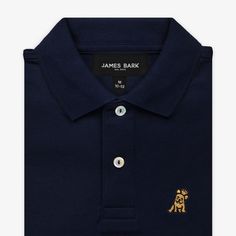 Essential style for the kids, our regular polo is made with the finest Pima Cotton for a fresh an stylish for an everyday look. Made in Peru100% CottonEmbroidered James Bark Logo Navy Polo Shirt, Border Embroidery, Polo Shirt White, Cute Comfy, Navy Gold, Cotton Polo, Navy Color, Luxury Fabrics, Navy White