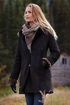 Our hooded Tirsa shearling sheepskin coat surrounds you in luxurious Spanish sheepskin, naturally lined in shearling providing of insulation. Sheepskin Coat, Mink Fur, The Seasons, Fur Trim, Vest Jacket, Insulation, Coats For Women, Coats Jackets, Leather Jacket