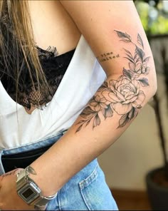 Half Sleeve Tattoo Elbow Tattoos, Forearm Tattoo Women, Classy Tattoos, Arm Tattoos For Women, Sleeve Tattoos For Women, Elegant Tattoos, Half Sleeve Tattoo, Feminine Tattoos, Mom Tattoos