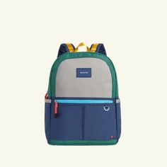 State Bags Kane Kids Double Pocket Backpack Navy Green Multicolor Nwt Our Kane Body Made For "In Betweeners"- The Same Length And Width As Our Best Selling Kane, But Twice The Depth. Perfect For School, Travel, And Every Moment In Between. Age Ages: 7 & Up Grades: 3rd Grade & Up Size 16" H 12" W 7.5" D Weight: 1.43 Lbs Capacity: 23.6l Materials Main Body: 100% Polyester Interior Lining: 100% Recycled Polyester Spot Clean With A Damp Cloth Dual Compartments For Maximum Storage Features Two Large 7 Up, Boys Backpacks, Navy Green, Navy And Green, 3rd Grade, Kids Accessories, Blue Yellow, Size 16, Kids Shop