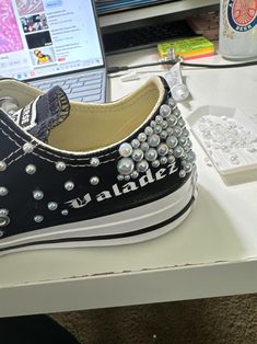 Wedding Converse for Bride, Bride Shoes, Pearls or Crystals, Genuine Converse, Personalized, Name and Date Mrs. Initials - Etsy Sneakers For Bride, Wedding Sneakers For Bride, Wedding Converse, Wedding Sneakers, Womens Wedding Shoes, Bride Shoes, Wedding Shoes, Converse, Initials