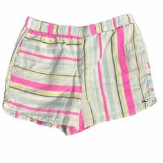 Pastel Stripe Cotton Blend Shorts, Vineyard Vines Pockets Elastic Tie Tassel Nwt. Never Worn Medium Ships Out Fast! Pink Beachwear Pajama Shorts With Built-in Shorts, Spring Cotton Pink Pajama Shorts, Pink Cotton Pajama Shorts For Spring, Multicolor Pajama Shorts For Summer Beach, Pink Beach Shorts With Pockets, Multicolor Relaxed Fit Shorts For Day Out, Relaxed Fit Multicolor Shorts For Day Out, Pink Cotton Pajama Shorts For Vacation, Multicolor Pajama Shorts For Beach Season Loungewear