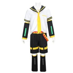 In stock:Dispatch time (parcel preparation) ：5-7 daysShipped in the order of purchase！Delivery time = dispatch time (parcel preparation) + shipping time (delivery by courier) Brother Sister Costumes, Len Cosplay, Comic Con Outfits, Rin Cosplay, Sister Costumes, Halloween Comic, Jk Uniform, Kagamine Rin, Popular Anime