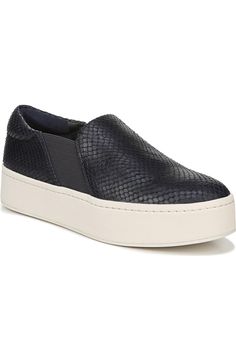 Vince Warren Slip-On Sneaker (Women) | Nordstrom Comfortable Synthetic Platform Slip-ons, Sporty Slip-on Platform Sneakers With Contrast Sole, Modern Synthetic Platform Slip-ons, Slip-on Platform Sneakers With Round Toe, Synthetic Slip-on Sneakers With Contrast Sole, Slip-on Synthetic Platform Sneakers With Round Toe, Comfortable Platform Sneakers With Round Toe, Casual Slip-on Platform Loafers, Casual Low-top Platform Loafers With Rubber Sole