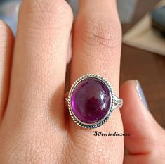 Oval Stone Ring, Red Stone Ring, Birthday Events, Fake Jewelry, Purple Colour, Physical Properties, Ring Oval, Silver Style, Women Ring