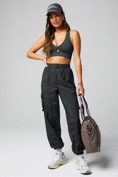 Cultivate 2-Piece Set Fabletics black female Activewear >> Womens >> Outfits regular Loose Active Wear Outfits, Comfortable Workout Clothes, Trendy Female Outfits, Fitness Gear For Women, Athletic Sets Women, Crossfit Outfits For Women, Athletic Streetwear Women, Boho Workout Outfit, Dance Class Outfit Casual