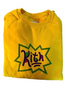 For Sale: KRugrats Kith Logo Crewneck Yellow Size Medium KH2071-108 This Is In Very Good Condition. Free, Fast Shipping Included! Trusted eBay Seller For Over 22 Years With Perfect 100% Feedback. Do your due diligence before bidding.  What you see in the pic(s) is what you will receive.  This will be an "as is" transaction, no refunds.  Item will be shipped via USPS Ground Advantage.  Feel free to message us with any questions. Thank you for viewing our store. Rugrats Sweater, Kith Logo, Due Diligence, What You See, Ebay Seller, Sweatshirts Hoodie, Feel Free, Crew Neck, Size Medium