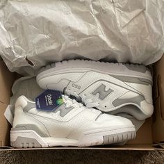 Grey And White, Never Worn New Balance 520, New Balance White, Shoes New Balance, New Balance Fresh Foam, New Balance 574, Shoe Inspo, New Balance Sneakers, Grey Sneakers, New Balance Women