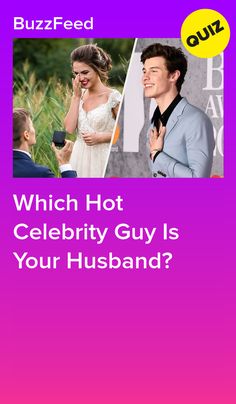 a man and woman talking to each other with the caption which hot celebrity guy is your husband?