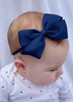 Playful Adjustable Bow Headband, Playful Adjustable Bow With Matching Headband, Adjustable Playful Bow With Matching Headband, Cute Bow Hair Accessories For Playtime, Adjustable Solid Hair Accessories With Matching Headband, Adjustable Playful Bow For Playtime, Cute Adjustable Bow With Matching Headband, Playful Matching Headband For Playtime, Cute Blue Headband Hair Accessories