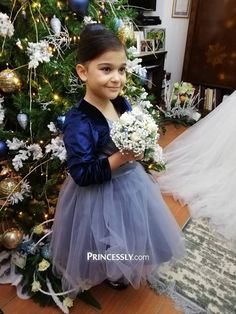 "The dress was amazing and really high quality!! It arrived on time in Italy for my Wedding!! They are amazing!!" ---- Princessly.com Customer, Elena Della Valle (Jan 20, 2019) Princess Tutu Dress With Satin Bow, Princess Style Tulle Tutu Dress With Satin Bow, Fitted Tulle Tutu Dress For Confirmation, Tulle Princess Dress For Confirmation, Princess Style Tulle Tutu Dress For Confirmation, Princess Style Tutu Dress For Confirmation With Tulle Skirt, Grey Tulle Skirt, Satin Belt, Fabric Gray