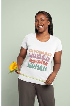 Empowered  Women, Empower Women - T-Shirt Design  Celebrate the strength, resilience, and power of women with our exclusive Women Empowerment T-Shirt Design! This digital download features a Front and back designs of bold, inspiring designs that speak to the heart of feminism, equality, and self-love. Perfect for creating statement tees that uplift and motivate, these designs are ideal for personal use, gifts, or starting your own empowerment-themed clothing line. What's Included: *High-resolution PDF Printable file with transparent backgrounds. * Empowering quotes and graphics. * Editable PDF Printable file for customizations and size changes * Ready-to-print designs Key Features: *Instant Download: Get started on your project immediately with our easy-to-access files. *Versatile Designs: Feminism Equality, Empowered Women Empower Women, Women Empower Women, Power Of Women, Fearless Women, Empower Women, Statement Tees, Clothing Line, Empowering Quotes