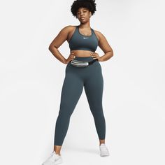 Whether it's yoga or a bike ride or a walk, you can move freely in our unbelievably soft Nike Zenvy leggings. Their InfinaSoft fabric is lightweight—but still squat-proof!—with softness that you can feel with every bend, stretch and shift. Fewer pockets give you a streamlined look, but the drop-in pocket at the center back is still big enough to hold your phone. Plus, they're durable enough for you to move, wash and wear again and again. Nike Compression Tights For Functional Fitness, Nike Moisture-wicking Functional Leggings, Nike Functional Moisture-wicking Leggings, Nike Compression Leggings For Functional Fitness, Functional Nike Compression Activewear, High Stretch Nike Activewear For Sports, Nike Functional Compression Activewear, Nike High Stretch Yoga Tights, Nike High Stretch Tights For Yoga