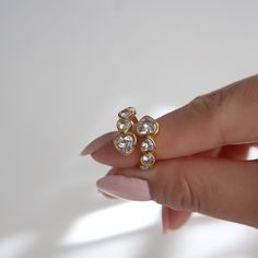 Get ready to wear your heart on your finger with our adjustable Hearts of Love Ring! This romantic ring features an open design with a set of four zirconia hearts on each side. -adjustable-stainless steel, gold plated Romantic Rings, Open Design, Heart On, Love Ring, Jewelry Case, Adjustable Ring, Pearl Ring, Adjustable Rings, Pearl Jewelry