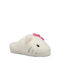 Hello Kitty Slippers, Girls Slippers, White Clogs, Clog Style, White Slippers, Face Features, Hello Kitty Friends, Outdoor Steps, Making New Friends