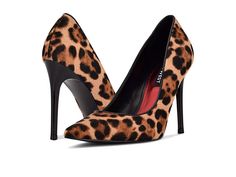 Nine West Freshp 5 - Women's Shoes : Leopard : Bring on a chic touch to your style by slipping into the Nine West Freshp 5 sandals. Textile upper. Synthetic lining. Pointed toe silhouette. High stiletto heel. Easy slip-on style. Durable synthetic outsole. Imported. Measurements: Heel height: 3.98. Weight of footwear is based on a single item, not a pair. Crazy Shoes, Nine West Shoes, Stiletto Heel, Nine West, Women's Shoes, Stiletto Heels, Heel Height, Shoes Heels, Slip On