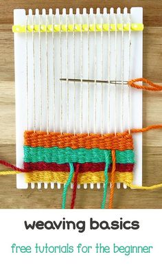 weaving basics for the beginner