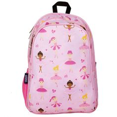 Your child will be the talk of the playground with Wildkin's 15 Inch School Backpack! Eye-catching patterns and a functional design come together to make this backpack for boys, and girls a fun addition to your child’s school and travel essentials. Two padded, adjustable shoulder straps and a padded back provide a comfortable wear, while the durable top handle is perfect for hanging in a locker before heading to class. We’ve designed our 15-Inch toddler backpack for school to withstand even the Playful Pink Softback Backpack, Pink Backpack For Playtime, Pink Standard Backpack For Playtime, Pink Backpack For Daycare And Back To School, Pink Backpack For Playtime And Back To School, Cute Standard Backpack For Playtime, Cute Backpack For Playtime And Back To School, Cute Backpack For Back To School And Playtime, Playful Back To School Bag