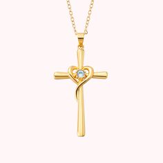 [CROSS PENDANT]: This necklace combines the elements of a heart and a cross. The love heart is wrapped around the cross, symbolizing love and faith, and a birthstone is inlaid in the middle, showing exquisiteness. You can freely choose the birthstone to personalize this necklace, representing the month your loved one was born.
[HIGH QUALITY CRAFTSMANSHIP]: This durable necklace is available in brass and sterling silver. The pendant is well made and the birthstone is carefully selected with brigh Cross Necklace For Mother's Day Gift, Mother's Day Cross Pendant Necklace, Spiritual Crucifix Cross Necklace For Anniversary, Mother's Day Gift Cross Necklace, Cross Necklace With Birthstone For Gift, Cross-shaped Birthstone Necklaces As Gifts, Cross-shaped Birthstone Necklace For Gift, Cross Necklaces For Birthday And Mother's Day, Cross Necklace For Mother's Day