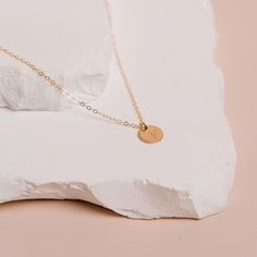 Personalized Disc Necklace Dainty Initial Necklace With Charms, Minimalist Initial Necklace With Charms As Personalized Gift, Minimalist Initial Necklace With Charms For Personalized Gift, Minimalist Charms Initial Necklace For Personalized Gift, Dainty Charm Necklaces With Initial Pendant For Everyday, Everyday Tiny Initial Pendant Charm Necklace, Minimalist Initial Necklace With Charms As Gift, Minimalist Necklaces With Round Pendant Charms, Simple Tiny Initial Pendant Charm Necklace