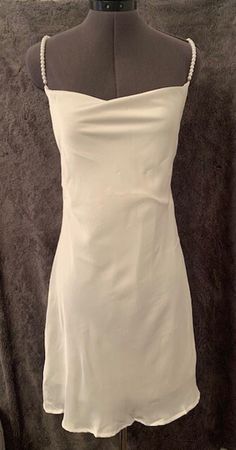 Beautiful Silk Pearl Strap Dress.  Comes in a variety of colors.  Can custom hem too desired length.  Pearls that are draped on the back of the dress are removable. Pearl Strap Dress, Strap Dress, The Dress, Beauty Book, Art Collection, Bathing Beauties, Dress Outfits, Womens Dresses, Silk