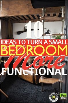 10 ideas to turn a small bedroom into a fun functional space for kids and adults