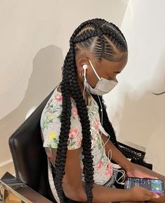 Feeding Braids Ponytail, Cornrows For Girls, Black Hair Protective Styles, Braid Styles For Girls, Toddler Braided Hairstyles, Braided Hairdo, Kid Braid Styles, Black Ponytail Hairstyles, Black Kids Hairstyles