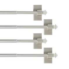 PRICES MAY VARY. ADJUSTABLE LENGTH: 1/2-Inch Diameter Multi-use Magnetic Curtain Rods adjust from 16 to 28 Inches and can be used to hang lightweight curtains and hand towels EASY INSTALLATION: Attach securely to any steel surface with no-tools required, especially ideal for narrow spaces or small windows, 4 PACKS included HIGH PERFORMANCE: Suitable for installation on doors, window casings, file cabinets, tool boxes, and appliances such as refrigerators, dishwashers, washers, and dryers DIMENSI Curtains For French Doors, French Door Curtain Panels, Valences For Windows, Magnetic Curtain Rods, French Door Curtains, Magnetic Curtain, Iron Tools, Metal Doors, Window Casing