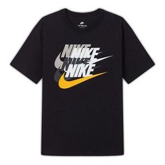 Men's Nike As Nsw Prem Ss Tee Athleisure Casual Sports Logo Printing Short Sleeve Black T-Shirt DV3317-010 Nike Outfits Men, Men's Tshirt Design, Nike T Shirt Mens, Activewear Inspiration, T-shirt Print Design, Athleisure Casual, Shirt Print Design, Nike Tshirt, Nike Outfits