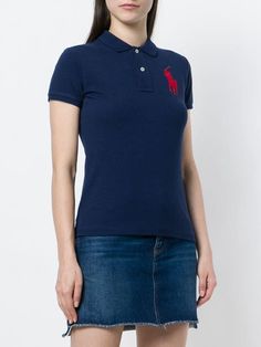 Polo Ralph Lauren Camisa Polo 'Big Pony' - Farfetch Casual Chic Outfit, Chic Outfit, Rugby Shirt, Size Clothing, Chic Outfits, Casual Chic, Polo Ralph