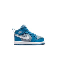 Your kiddo is all about summertime fun, and these Jordan 1s will bring the sunshine. Comfy and durable, the leather and tie-dye denim upper is built to last. A pull tab makes on-and-off extra easy so your little one can spend less time getting ready and more time playing outside.Leather and denim in the upper add durability.Soft, flexible midsole is lightweight and cushiony.Rubber outsole provides traction on a variety of surfaces.Pull tab at the collar makes it easy to put 'em on and take 'em o Non-slip Secure Fit Synthetic Sneakers, Non-slip Mid-top Synthetic Sneakers, Playful Non-slip Synthetic Sneakers, Sporty High-top Non-slip Jordan Shoes, Non-slip High-top Sneakers For Training, Sporty Slip-resistant Sneakers For Playtime, Playful Non-slip Sneakers For Sports, Playful Non-slip Sports Sneakers, Non-slip Synthetic Jordan Shoes For Streetwear