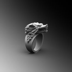 Explore our Mens Dire Wolf Silver Ring design and find the perfect & unique rings for man gift. Our 925k handmade silver rings high-quality and very detailed . The ring is coated with oxide to emphasize the details of handmade engraving * ★Item Details * Material : 925K Sterling Silver * Total weight : 10 - 11 Grams ( For 10 USA Size) * Ring Diameter : 2 Cm (0.78 inches) ✔ Ready to Ship in 1-2 Business Days ✔ Shipped to the Worldwide 1-5 business days with free shipping. ✔ The product will be sent to you with a handmade wooden box to avoid any damage during shipping. ✔ Visit our store, browse other Men's jewelry, silver, and gold collections, and find the perfect piece you're looking for. * Don't forget to put a phone number on your order for courier service! 📞 * Would you like to have a Rings For Man, Mens Signet Ring, Unique Silver Rings, Wolf Ring, Ring Man, Dire Wolf, Silver Ring Designs, Signet Ring Men, Silver Wolf